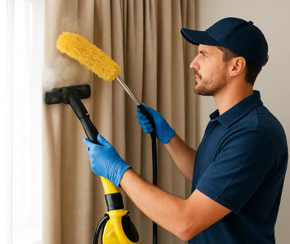 Emergency same-day curtain stain removal merrimac Matty Curtain Cleaning