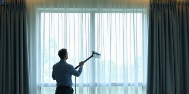 Commercial curtain stain removal service merrimac hotels offices restaurants